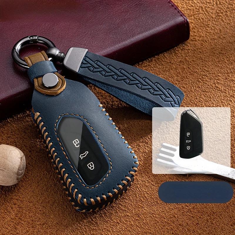 Interior Mouldings Suitable For Volkswagen Golf Teramont Tavendor Talagon Fashion Leather Car Remote Key Case Cover