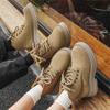 European station Martin boots 2024 autumn and winter new retro tooling western couple boots platform boots 24458-J