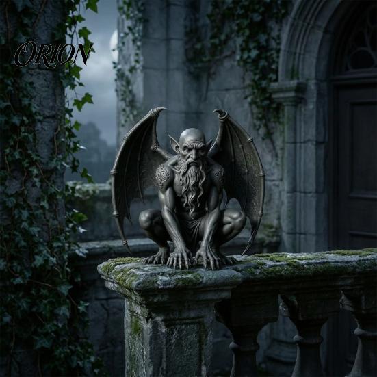 Resin Ornaments for Home Decor Gargoyle Statue, Medieval Gothic Sculpture, Artistic Horror Handcrafted Statues Garden Decorative Craft Office