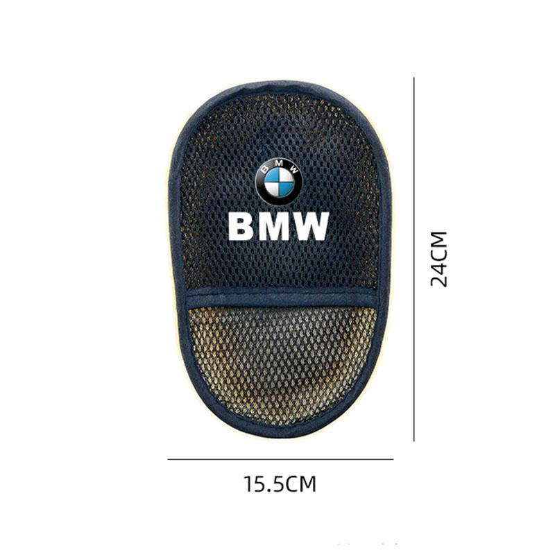BMW Car Wash Glove Soft for Car Wash Thick Cleaning Detailing Brush sticker For F20 E46 F30 E60 X3 M E70 F40 F10 E39 E36 E87 E90 DA6