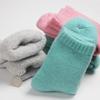 Unisex Thick Wool Terry Socks: Large Size, Warm, Mid-Tube, Solid Colors, Plus Velvet for Autumn and Winter
