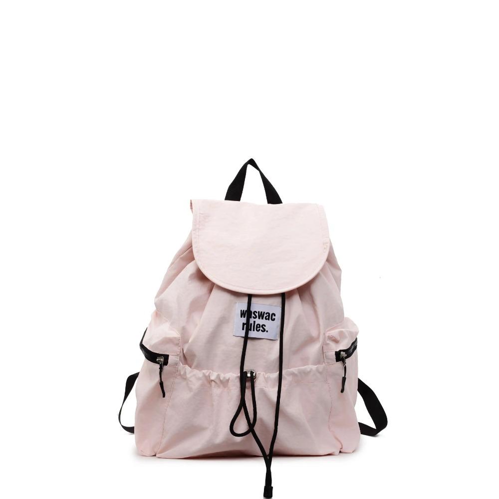 

2025 New Cross-Border Stylish Trendy Drawstring Double-Shoulder Backpack - Large Capacity Travel & Sports Couple Backpack (For F 15 inches розовый