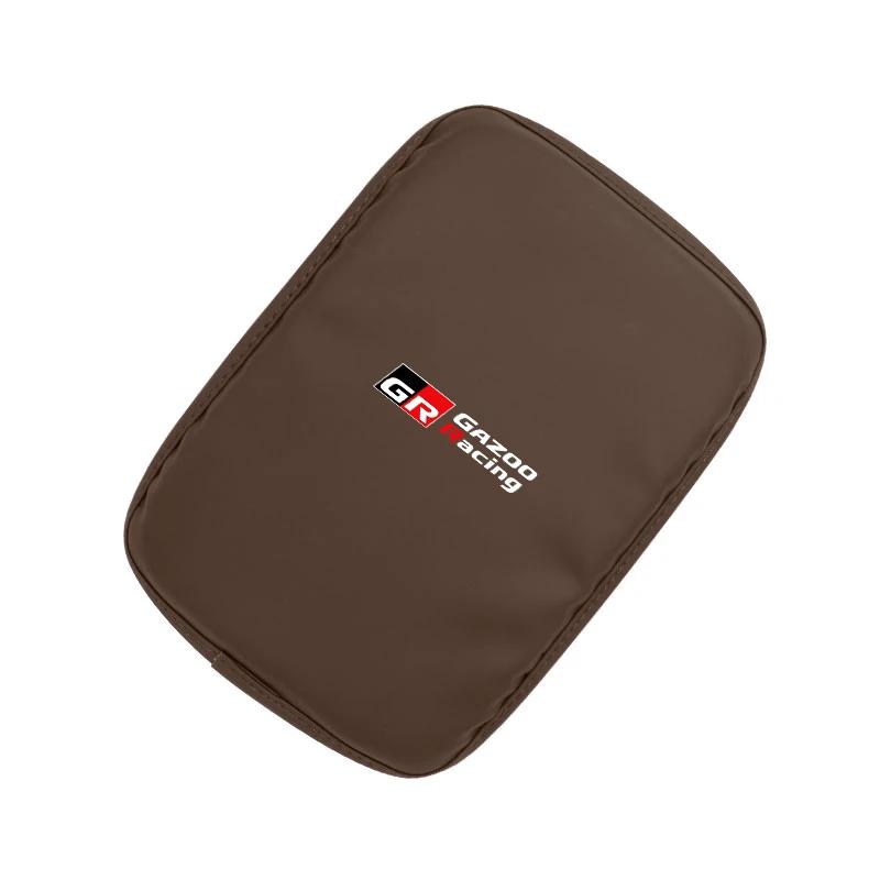 Varmt For Toyota For Toyota 2026 Nye Navkapsler Bil Armlene Matte Midtkonsoll Lær Beskyttelsespute For Toyota Gazoo Racing TR
