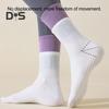 1 Paio Calzini da Yoga con Dita con Gripper Antiscivolo Traspiranti Anti-Umidità Danza Classica Fitness Pilates Atletici Palestra Sport Calzini a Metà Polpaccio