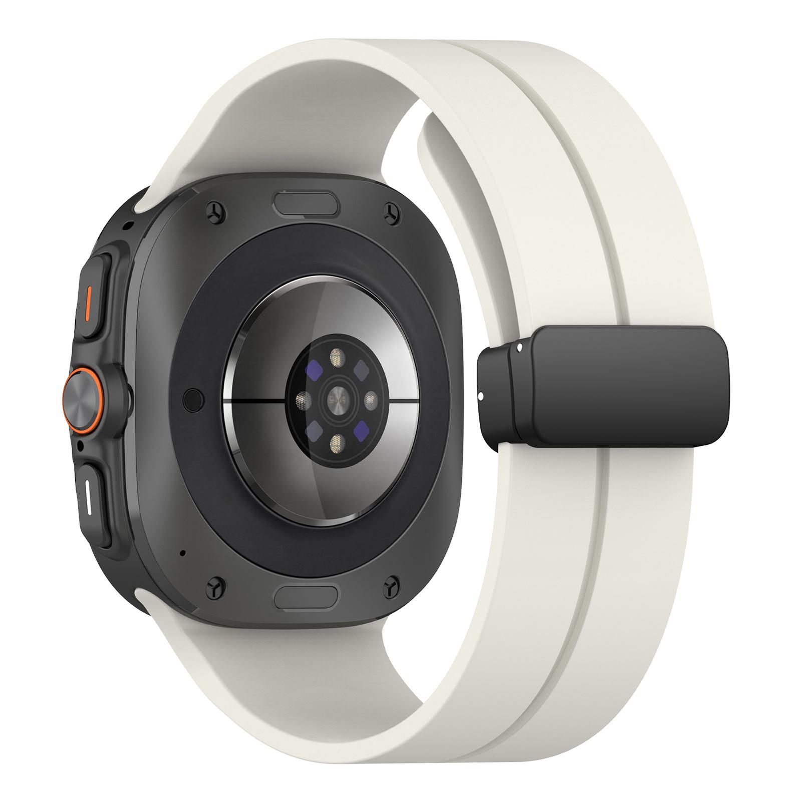 

Magnetic Silicone For Samsung Galaxy watch ultra Strap 47mm Accessories No gaps Bracelet correa galaxy watch 7 ultra band 47 mm Galaxy 7 Ultra 47mm