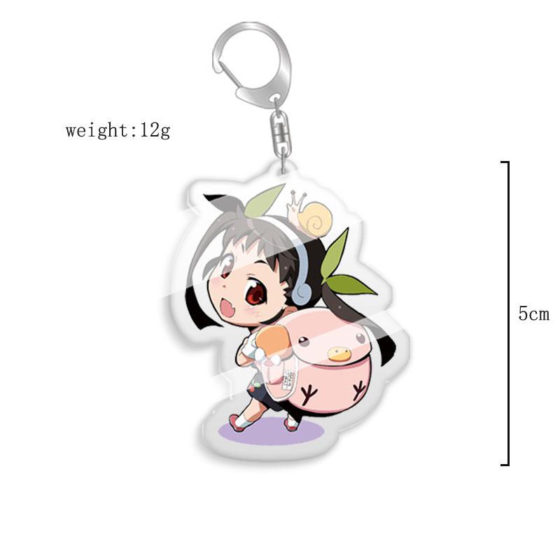 Monogatari Series Keychain: Hachikuji Mayoi & Hitagi Senjougahara Acrylic Pendant