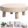 Wooden Stool Flower Stand Mini Succulent Plants Holder Potted Display Shelf Retro Decor