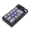 12 Key Keyboard RGB LED Backlight Type C Macro Programmable 2.4G Wireless One Handed Mechanical Gaming Keyboard with