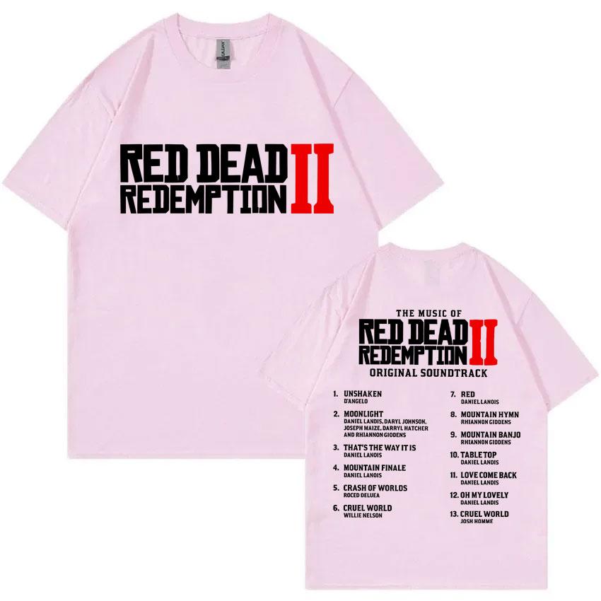 2026 Game Player Red Dead Redemption 2 Merch T Shirts Men Women Otaku Lover Tshirt Unisex Vintage Short Sleeve Tshirts