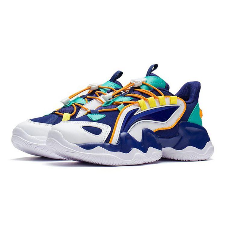 LiNing Kids Trendy Casual Sports Shoes Kids Sneakers Blue White YKCQ198-7
