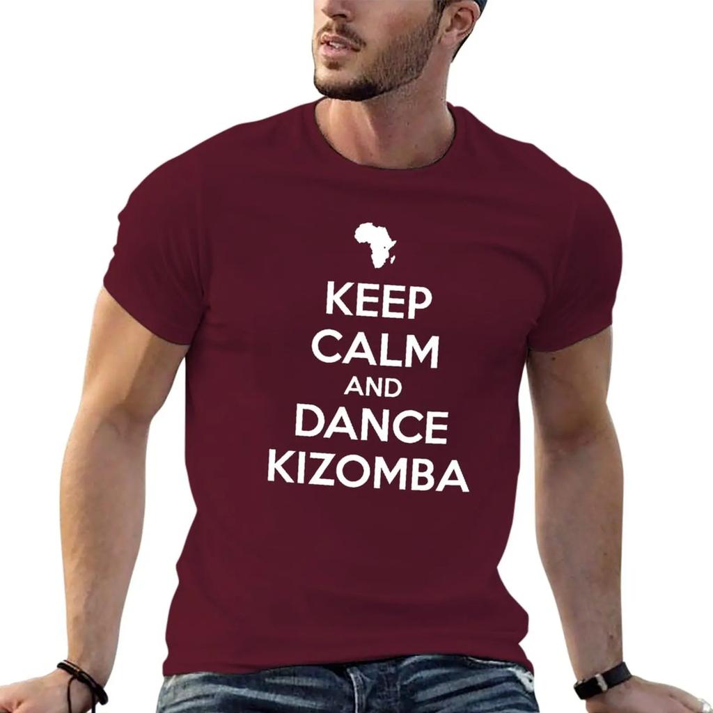 New Keep Calm and Dance Kizomba TShirt New Edition Summer Tops Summer Clothes Unisexs Graphic Tshirts Anime
