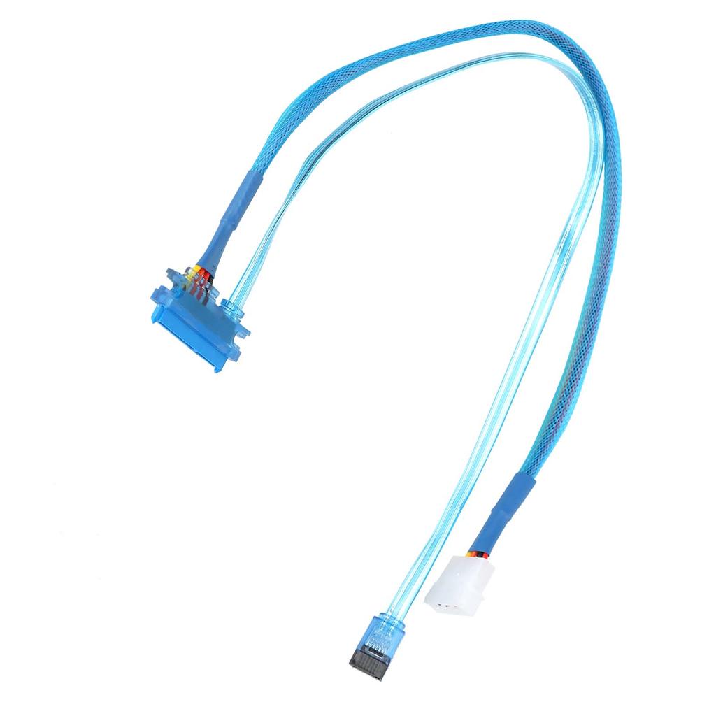 SATA3.0 Cable 7+15Pin 4Pin Male To Female Hard Drive Power Cord for 2.5 3.5in HDD