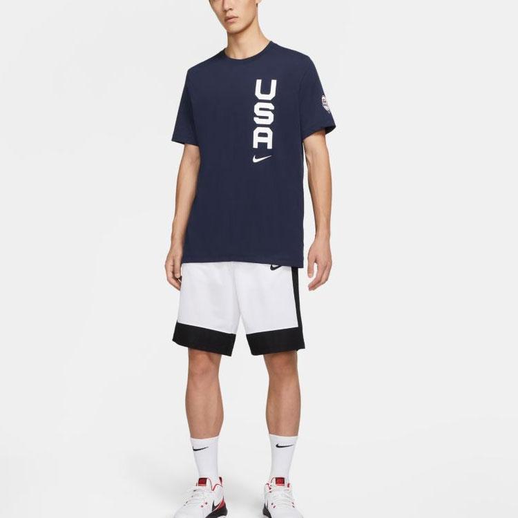 Nike Team USA Therma Flex Tokyo 2020 Showtime T-shirt Obsidian/Black/White Men Streetwear CT8795-451