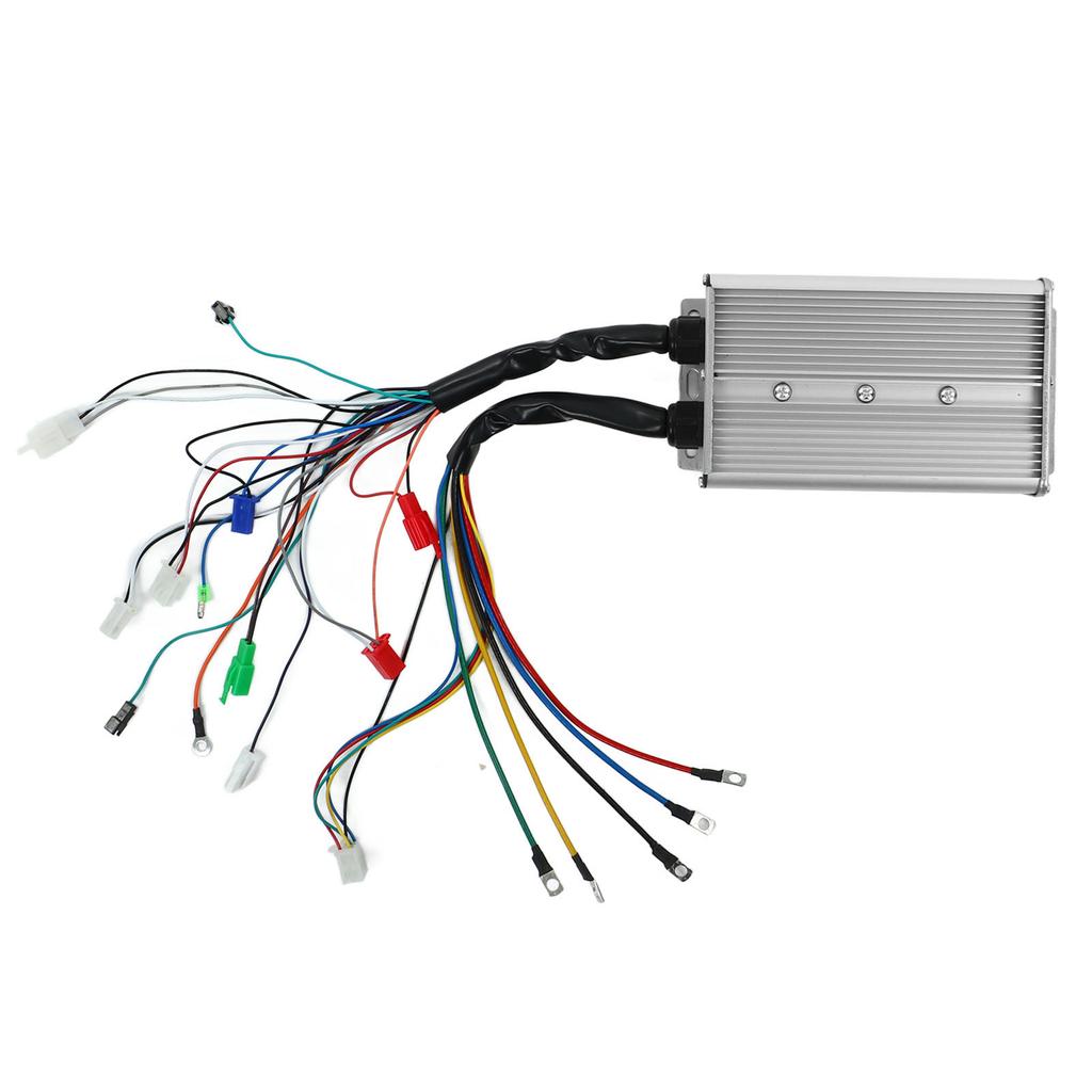 Controller Motor Fără Perii 48V 60V 1500W 18 Tuburi Aliaj Aluminiu Mod Dual Controller Fără Perii Pentru Bicicletă Electrică