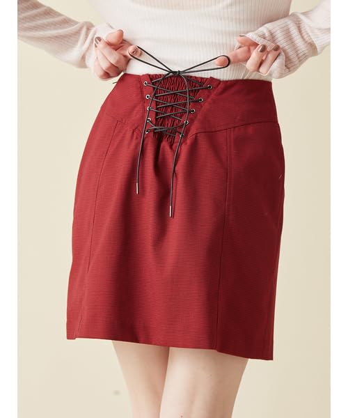 Furfur Nieten-Minirock RWFS254052REDF