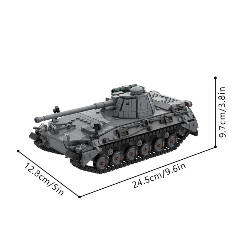 Cold War Era West German Tank Model - Small Building Blocks