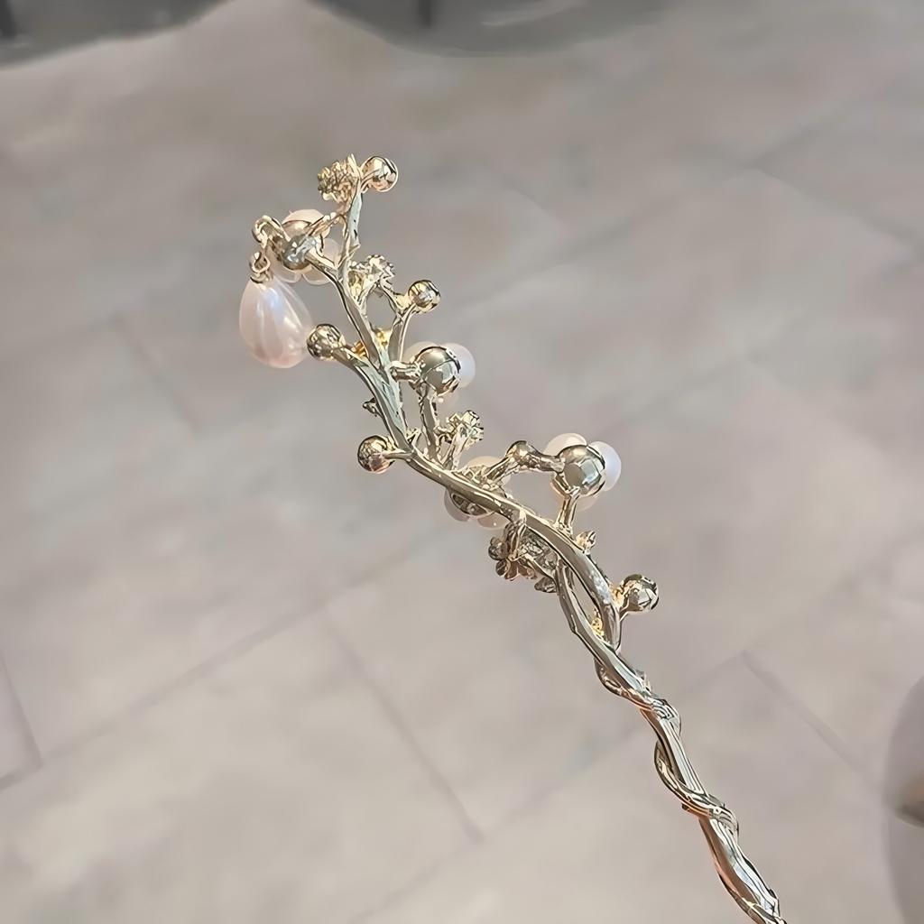 Sweet Romantic Chinese Style Hairpins Fashion Versatile Hair Accessories Jewelry Flowers Women's Girls' Hair Accessories Hairpin