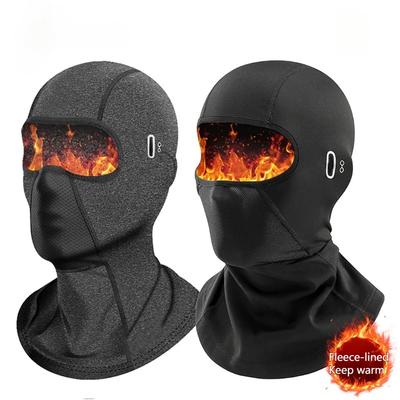 New Winter Warm Headgear Plus Velvet Balaclava Neckband Cold-proof Cycling Mask Ski Face Protection Windproof Mask