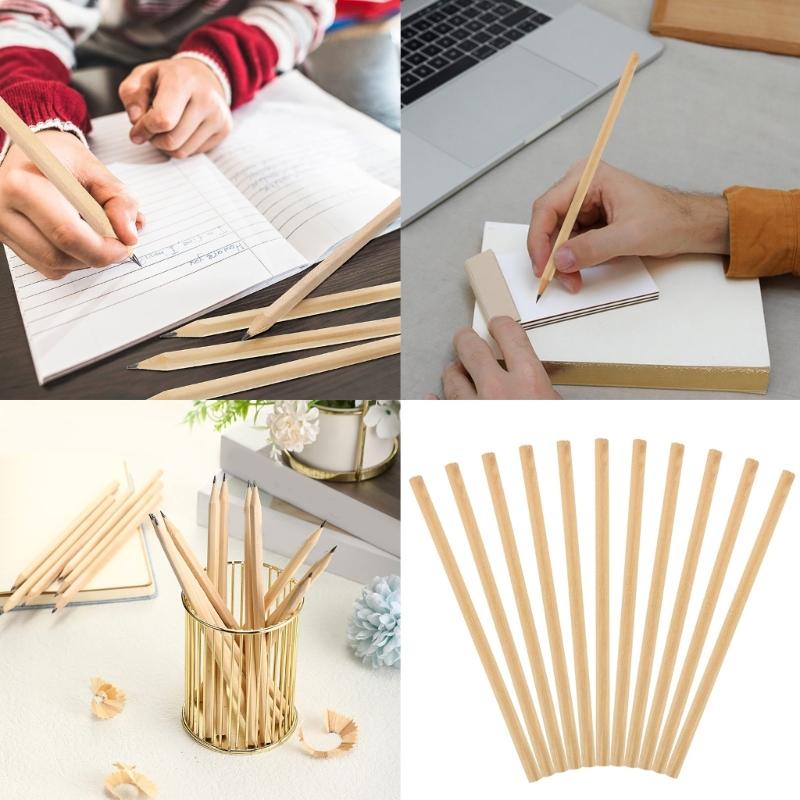 100 Pcs/Set Hexagon Pencils  Pencils Writing Pencils School Office Supplies for Painting Sketching