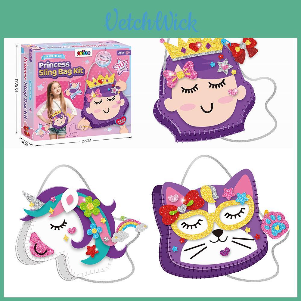 Diy Craft Bundle For Children Featuring Felt Fabric For Handmade Bags And Interactive Learning