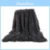 Fashion Soft Faux Fur Coral Fleece Blanket With Soft Polyester For Couch Lounge