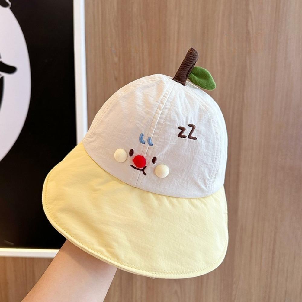 Shading Hat Korean Style Cap Quick-dry Children's Bucket Hat Soft Summer Kid Sunhat  Boy