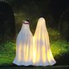 Halloween Leuchtende Geister Braut Bräutigam Statue Weiches Warmes Leuchten Gruselig Außen Innen Nachtlicht Feiertagsparty Dekoration