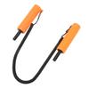Ice Fishing Safety Pick Stainless Steel Orange Retractable Ice Awls for Outdoor Winter