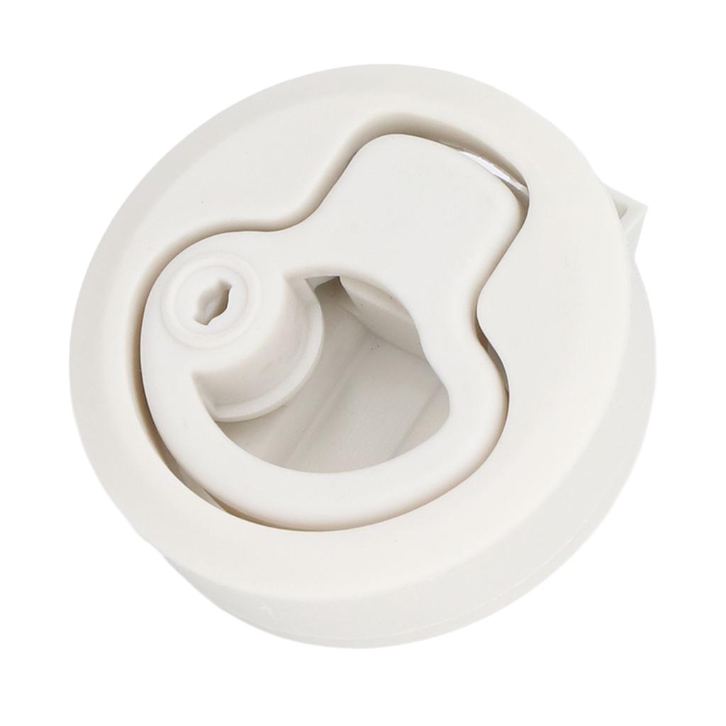 Motorhome Cabinet Door Lock Embedded Round Zinc Alloy with 2 Keys Anti Rust Slip for Yacht Home