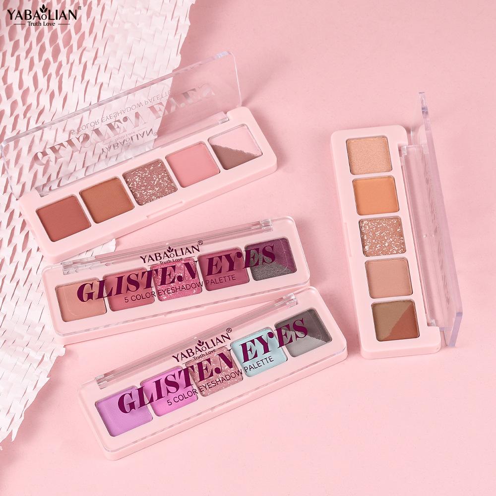 Eyeshadow Highlight Makeup Colorful Eyeshadow Slightly Glittering Matte Mist Glitter Eyeshadow