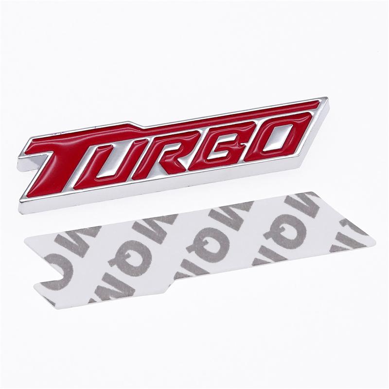 

3D TURBO логотип автомобильный стиль наклейка металлический сплав эмблема значок наклейки авто украшения аксессуары для Cruze Geely для VW