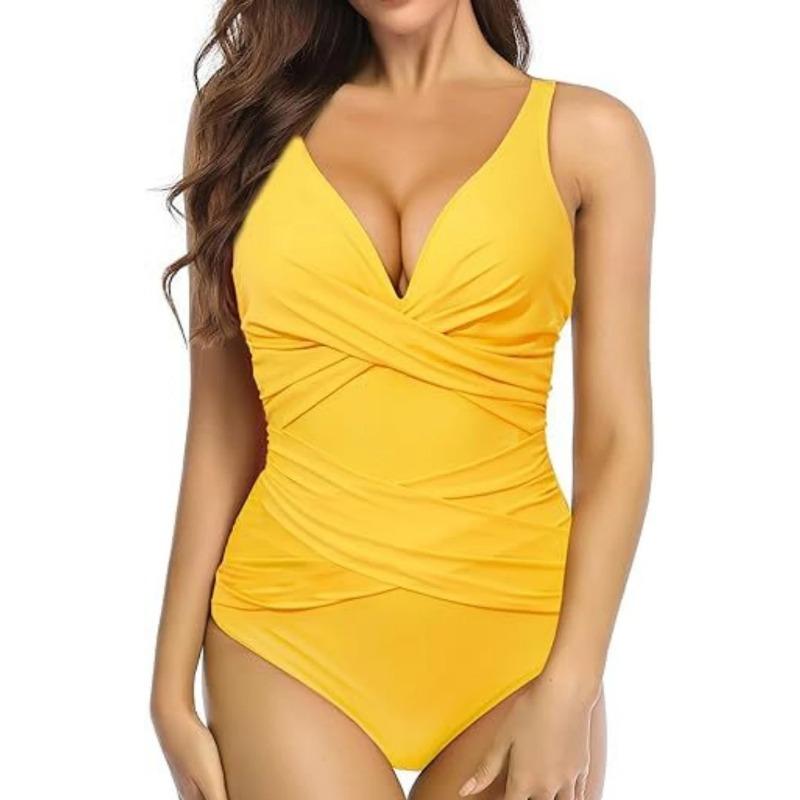 Vintage One Piece Swimsuit Sexy Printed Swimming Suit for Women Summer Monokini Swimwear Bathing Suits Boho Ladies Swimsuits