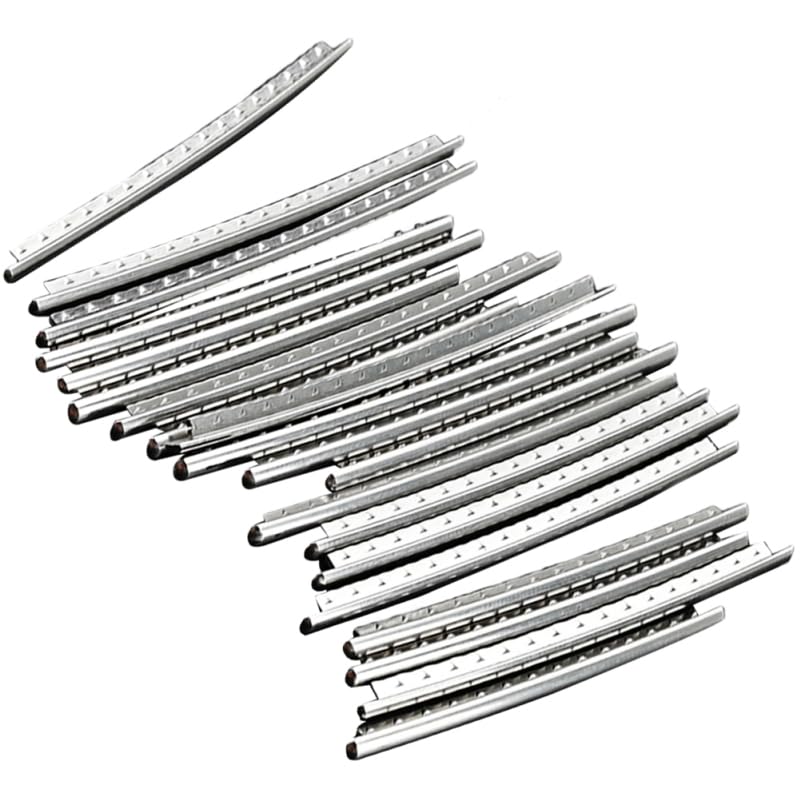 OATIPHO Guitar Fret Wire 380mm Stainless for Acoustic and Electric Maintenance 20-Pack, 2.2mm Width, Curve, Steel, Guitars, Replacement, Repair,