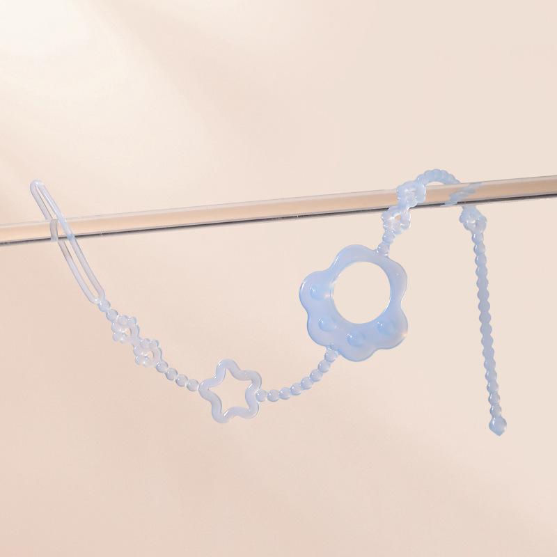 Cute Cartoon Silicone Pacifier Holder Clips Solid Color Nipple Accessories Baby Teether Toys Straps Silicone Anti-drop Chains