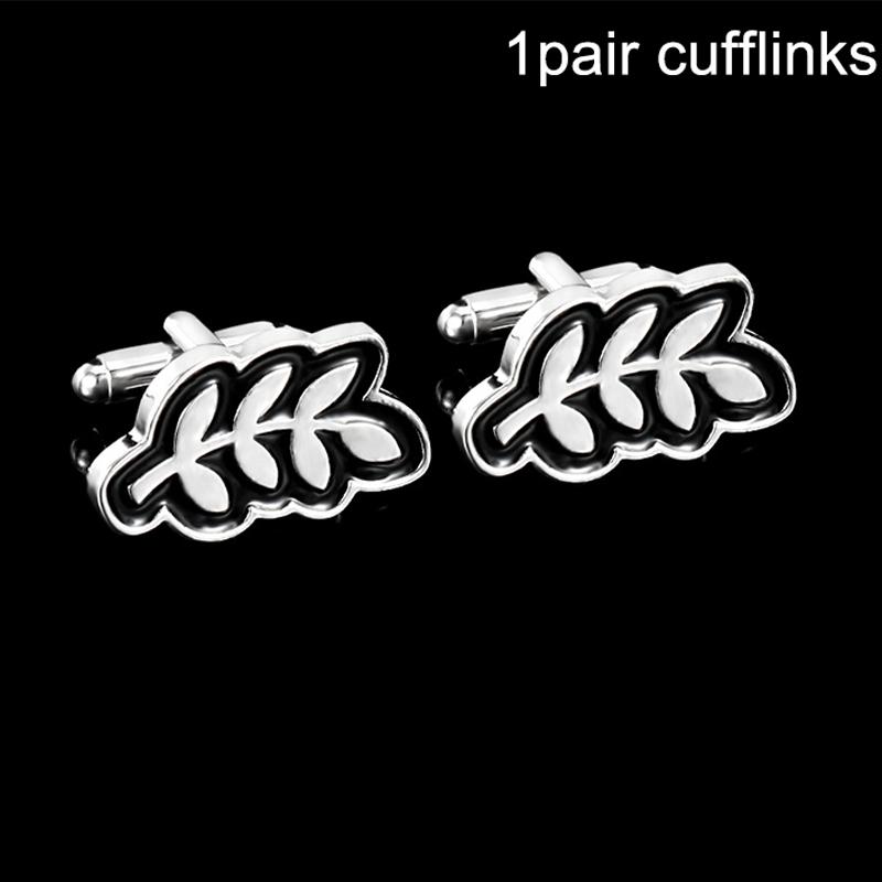 

Винтажные простые запонки в виде листа, зажим для галстука, аксессуары для рубашек, зажим для галстука, запонки, зажим для галстука, мужские ювелирные изделия, подарки на годовщину свадьбы