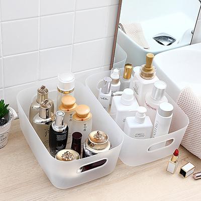 Clutter Storage Basket Student Desktop Snack Storage Box Plastic Cosmetics Storage Box Household Kitchen Organizer Box