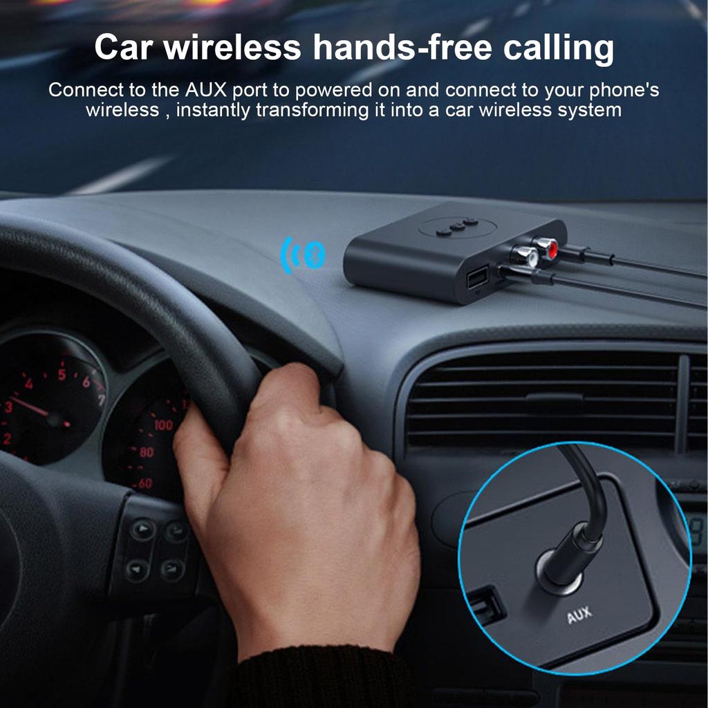 Sistem Audio Streaming Muzică - Adaptor Receptor Auto, Difuzor Sunet Clar | Călătorie Rutieră