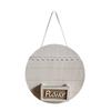 Creative Wood Wall Decoration Flower Basket Wall Mounted Decorative Wall Hanging Flower Pots Round Dried Flower Basket Garden