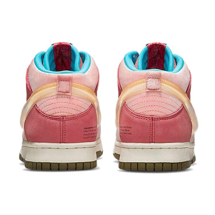 Nike Social Status X Dunk Mid Strawberry Milk Unisex Sneakers Pink Light-Soft-Pink Coconut-Milk DJ1173-600