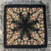Luxury Floral Print Russian National Square Scarf