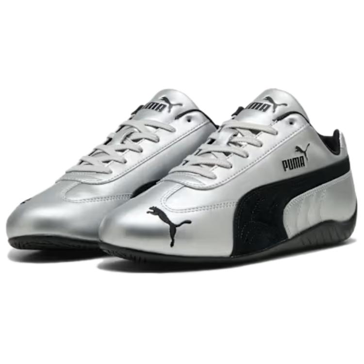 Puma Speedcat Metallic Pack - Silver Black Unisex Sneakers 403689-01