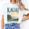 Kauai Hawaii T Shirt Aloha Hi Vacation Napali Coast State Hawaiian Island Honeymoon Vintage Comfortable Soft Slightly