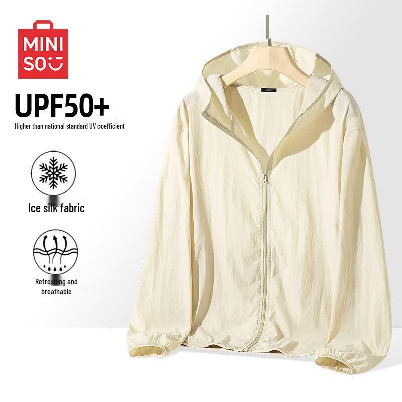 MINISO Men s Hooded UPF 50+ Sun Protection Jacket M