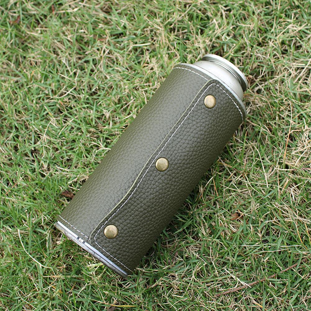 Leather Fuel Canister Sleeve Portable Gas Bottle Cover Propane Tank Holder Bag