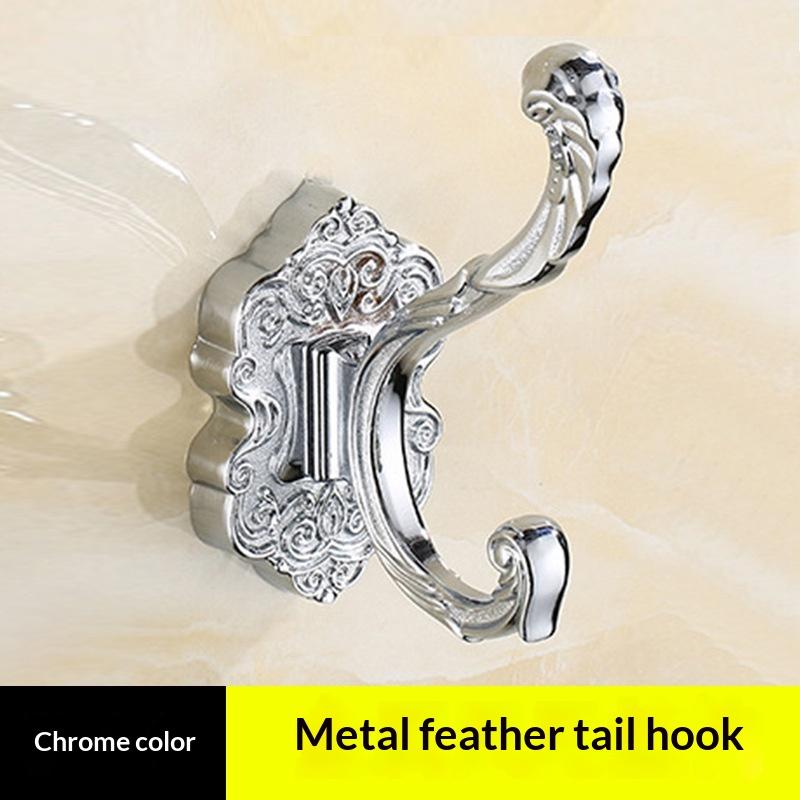 Antique Bronze Color Metal Wall Hooks Racks Clothes Hanger Towel Holder Coat For Home Decorative Bathroom Accessories