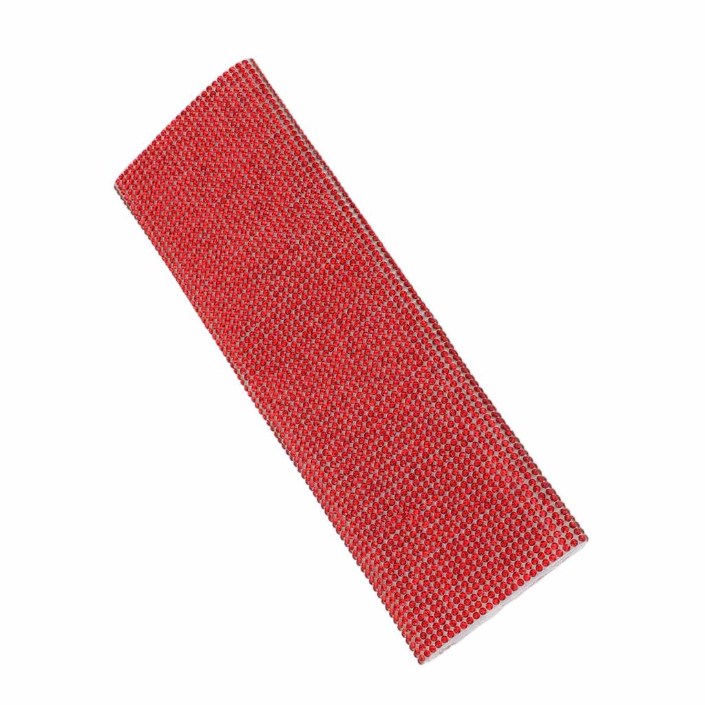 Microphone Sleeve Red Shining Rhinestone Plastic Universal Mic Handle Cover for Stage Show Bar