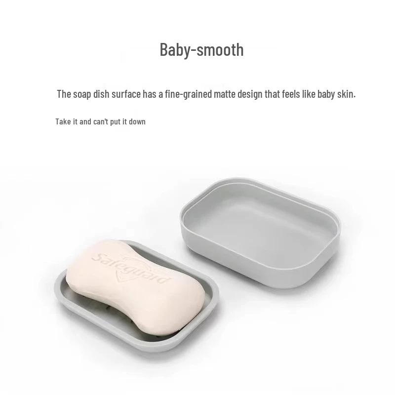 Dvouvrstvá miska na mýdlo - Kreativní koupelnový úložný prostor s odvodněním