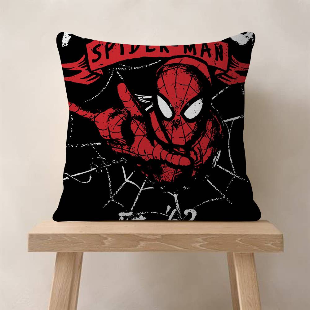 American Cartoon SSpider pc Maple Design Cushion Cover Happy Autumn Harvest Decor Holiday Decorati Pillow Cover