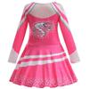 Girls Cosplay Costume Cheerleading One-Piece Dress Youth Pleated Skirt Performance Costume