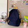 Schoolbag Korean version of simple large-capacity backpack female high school college student high value commuter backpack schoolbag junior high 